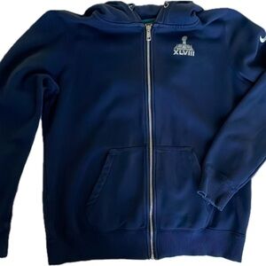 Back to School 🏫 📚✏️Nike Authentic hoodie XLVIII Super Bowl logo, kids L (16).